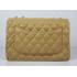 Chanel  Flap bags 1113 Apricot Cow Leather Medium Replica