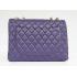 Quality Chanel  Flap bags 1114 Purple Lambskin Ladies Bag