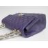 Quality Chanel  Flap bags 1114 Purple Lambskin Ladies Bag