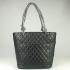 Chanel Cambon bags 25168 Black Lambskin Large Replica