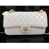 Replica Chanel New Arrival White Lambskin Le Boy Handbag