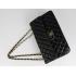 Quality Chanel  Flap bags 1114 Black Lambskin Ladies Bag