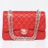 Chanel  Flap bags 01113 Red Medium Ladies Bag Replica