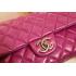 Cheap Chanel New Arrival Purple Leather Handbag Shoulder Bag