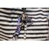 Chanel Handbag Canvas Naval Stripe White Replica