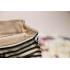 Chanel Handbag Canvas Naval Stripe White Replica