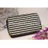 Quality Chanel Le Boy Cross Body Bag Calfskin Naval Stripe White Replica