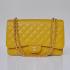 Chanel  Flap bags 47600 Yellow Medium HandBags