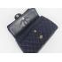 Chanel  Flap bags 01112 Blue Cow Leather Ladies Handbag