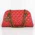 Chanel Bowling Bags 49853 Red Lambskin Ladies Bags