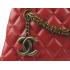 Chanel Bowling Bags 49853 Red Lambskin Ladies Bags