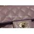 Chanel  Flap Handbag Snakeskin Mini Purple