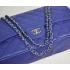 Chanel  Flap bags 28601 Blue Medium Ladies