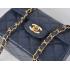 Cheap Chanel  Flap bags 1115 Blue Small Ladies