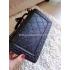 Chanel Calfskin Black Shoulder Bag Le Boy