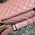 Chanel Handbag Fanny Pack Genuine Leather Pink