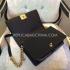 Chanel Le Boy Leather Shoulder Bag Black