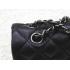 Chanel 1113 Black Lambskin Medium Bag