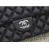 Chanel 1113 Black Lambskin Medium Bag