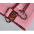 Chanel 2024 New Chanel 66939 Pink Canvas Cross Body Bag