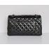 Chanel 2.55 Reissue Flap 30227 Black Enamel Cross Body Bag HM09879