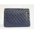 Chanel  Flap bags 1114 Blue Medium Ladies Bags Replica