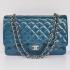 Chanel  Flap bags 28601 Blue Enamel HandBags