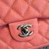 Chanel  Red Handbag Shoulder Bag Calfskin