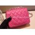 Chanel Snakeskin Handbag  Flap Mini Red