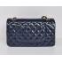 Chanel  Flap bags 1112 Blue Enamel Small Handbags