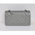 Chanel  Flap bags 1112 Grey Enamel Cross Body Bag Replica