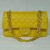 Chanel  Flap bags 1112 Yellow Cross Body Bag Ladies Replica