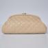 Replica Cheap Chanel Clutches 32342 Apricot Cow Leather Evening Bag