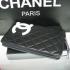 Chanel Wallet 26710 Black Lambskin Small Wallet Replica