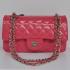 Replica Chanel  Flap bags 1112 Pink Enamel Cross Body Bag