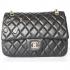 Chanel  Flap bags 47274 Black Medium Ladies Bag