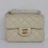 Chanel  Flap bags 1115 White Lambskin Ladies