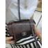 Chanel Handbag Calfskin Brown Cross Body Bag