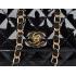 Replica Chanel  Flap bags 1118 Black Enamel Cross Body Bag