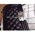 Chanel Lambskin Le Boy Black Cross Body Bag