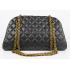 Chanel Bowling Bags 49853 Black Lambskin Ladies Bag Replica