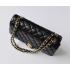 Chanel  Flap bags 1112 Black Lambskin Cross Body Bag Free Shipping