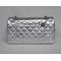 Chanel  Flap bags 1112 Silver Lambskin Small Bags