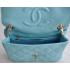 Chanel  Flap bags 1115 Blue Lambskin Ladies Bag