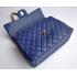 Chanel  Flap bags 46558 Blue Medium Ladies Handbag Replica