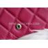 Cheap Chanel Calfskin Wallet Lattice Red Purse