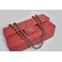 Cheap Chanel  Flap bags 1112 Red Cow Leather Small Handbag