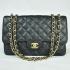 Chanel  Flap bags 28600 Black Cow Leather Ladies Handbags