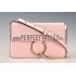 Chloe Faye Small Bag Light Pink Suede Leather Flap