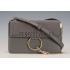 Chloe Faye Small Bag Grey Suede Leather Flap Replica